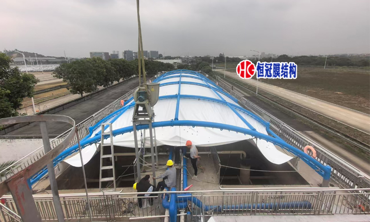 污水池加盖膜结构的PVDF膜好不好？